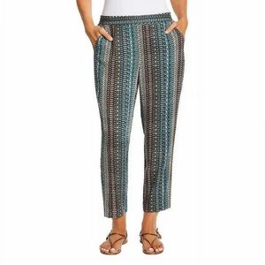 Jessica Simpson Pants Women Geometric Stripe Loose Fit Size XS